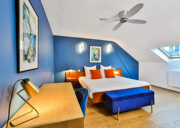 Spacious Duplex Oberkampf - Bail Mobilite Apartmán *