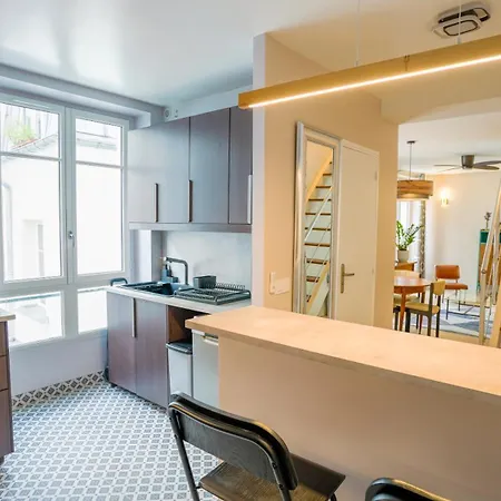 Spacious Duplex Oberkampf - Bail Mobilite